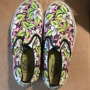 Slip on Hawaiian print Vans